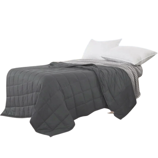 Extra-Large 4.5kg Cotton Weighted Blanket for Adults