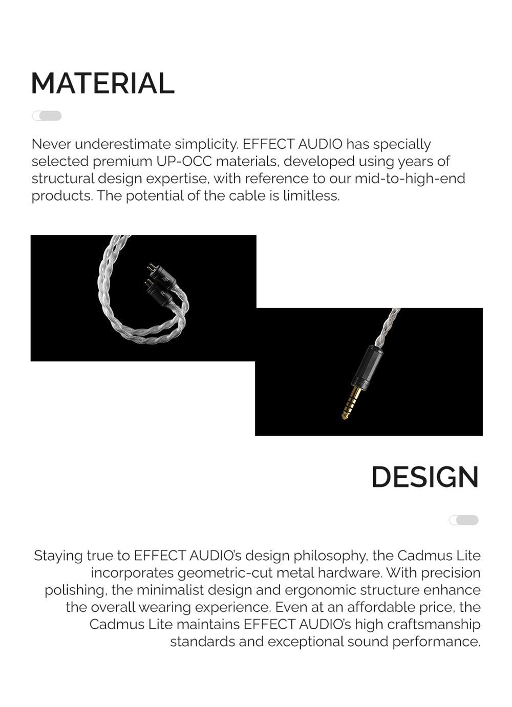 3.5mm 4-Wire Professional IEM Earphone Upgrade Cable