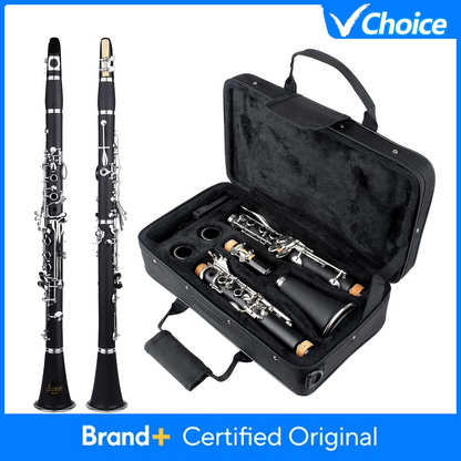 Bb Clarinet 17 Key Bakelite Body with Reed and Case