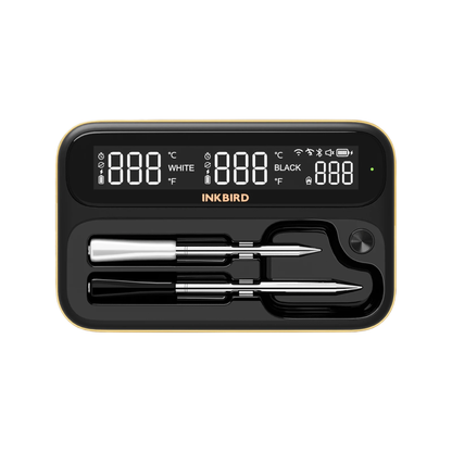 Dual Mode Wireless Meat Thermometer with Waterproof Probes