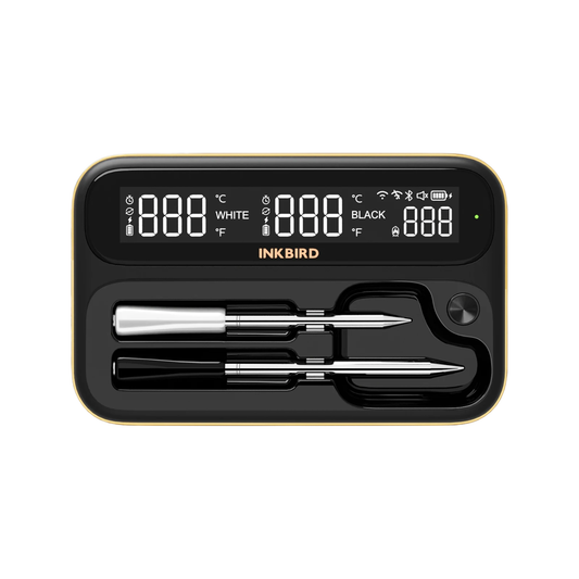Dual Mode Wireless Meat Thermometer with Waterproof Probes