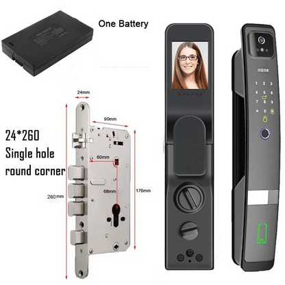 Smart WiFi Fingerprint Door Lock with Face Unlock