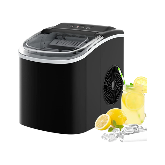 Ice Maker Machine Ice Cube Tray 12KG Bar Countertop Black