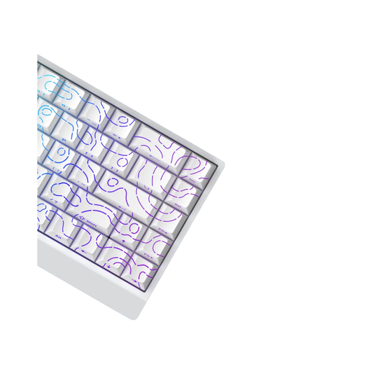 68 Key Mechanical Gaming Keyboard White Quick Trigger