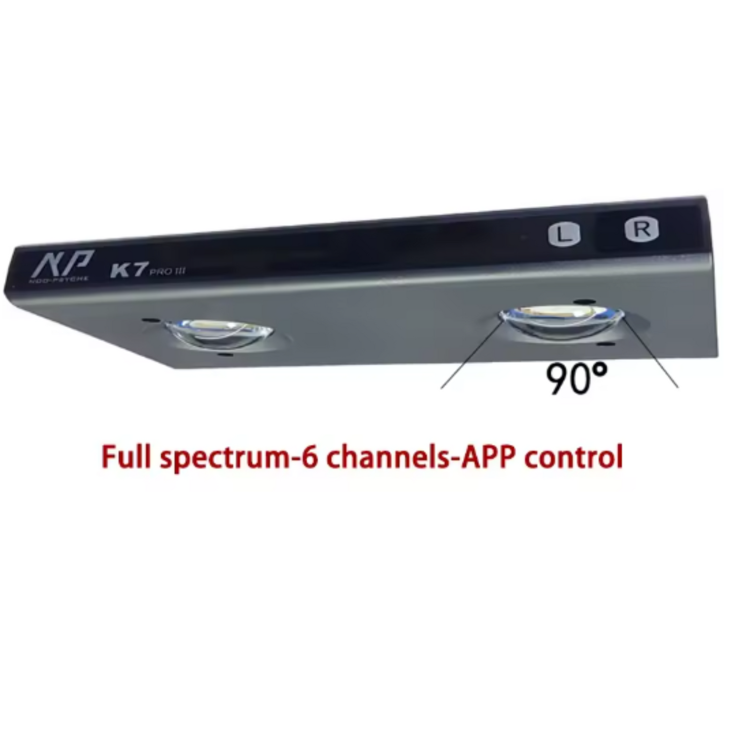 Smart 140W Coral Reef LED Aquarium Light with App Control Bracket