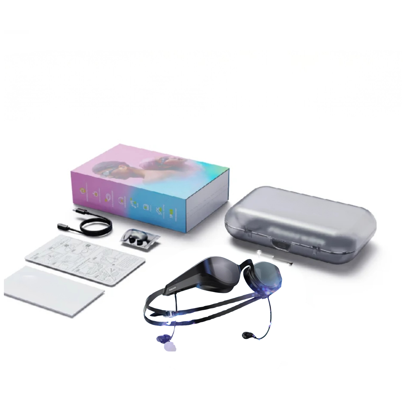 Waterproof Smart Swim Goggles with Audio Fitness Tracking Anti-Fog