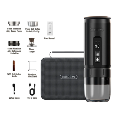 H4C Barista Ultra Portable Espresso Machine for Home and Travel