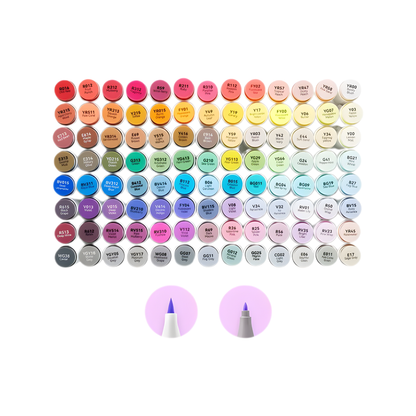 120 Colour Fine Tip Marker Set For Sketching