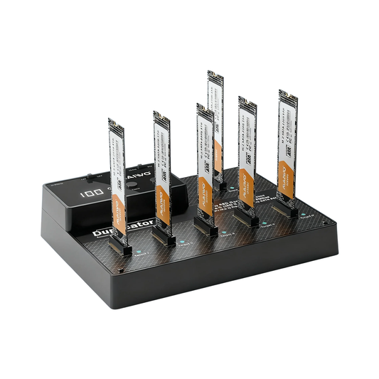 USB 3.1 M.2 SATA SSD Docking Station 6 Bay Design