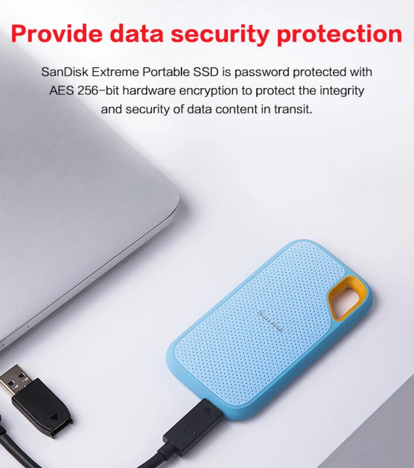 4TB E61 High Capacity Portable Solid State Drive USB C