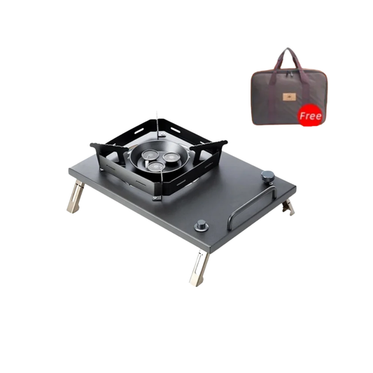 7500W Black Outdoor Camping Gas Stove Portable