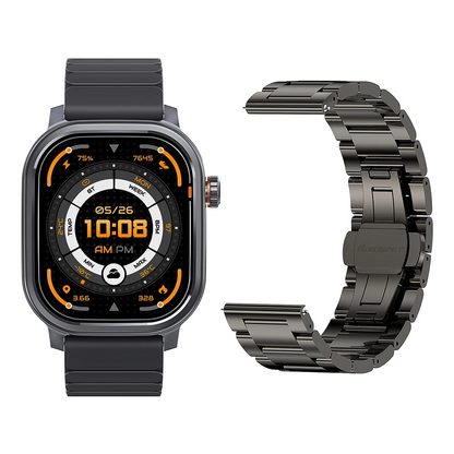 Black Smartwatch 1.96" AMOLED Fitness & Training