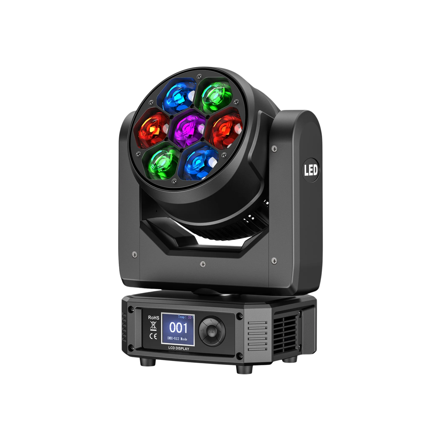 300W RGBW Moving Head Wash Beam Stage Light with Zoom
