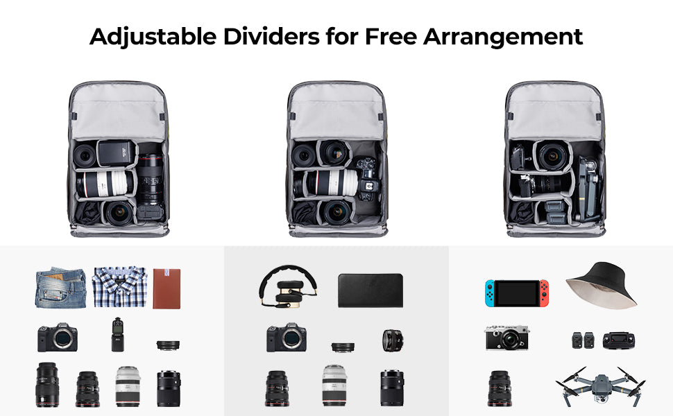 Lightweight Photography Backpack 20L for Outdoor Adventures