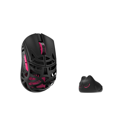 Wireless Gaming Mouse Black Magnesium Body Optical Sensor