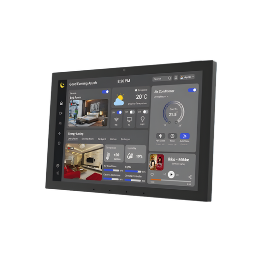 POE Wall-Mount Tablet 10.1" 4G 64G Android 14 Black