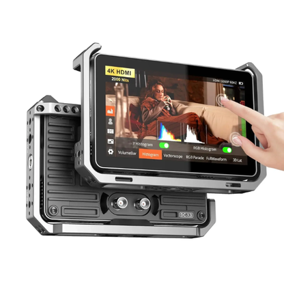6 Inch FHD Camera Monitor 2000 Nits Touchscreen 4K HDMI SDI