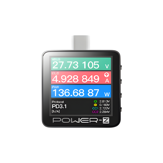 USB PD3.1 Type C Power Meter Tester 48V Dual Port