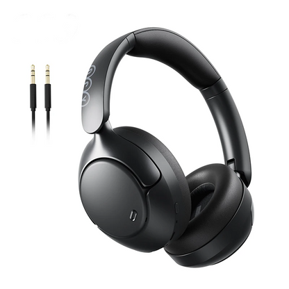 QCY H3 Pro ANC Headphones Bluetooth 5.4 55 Hour Battery Black
