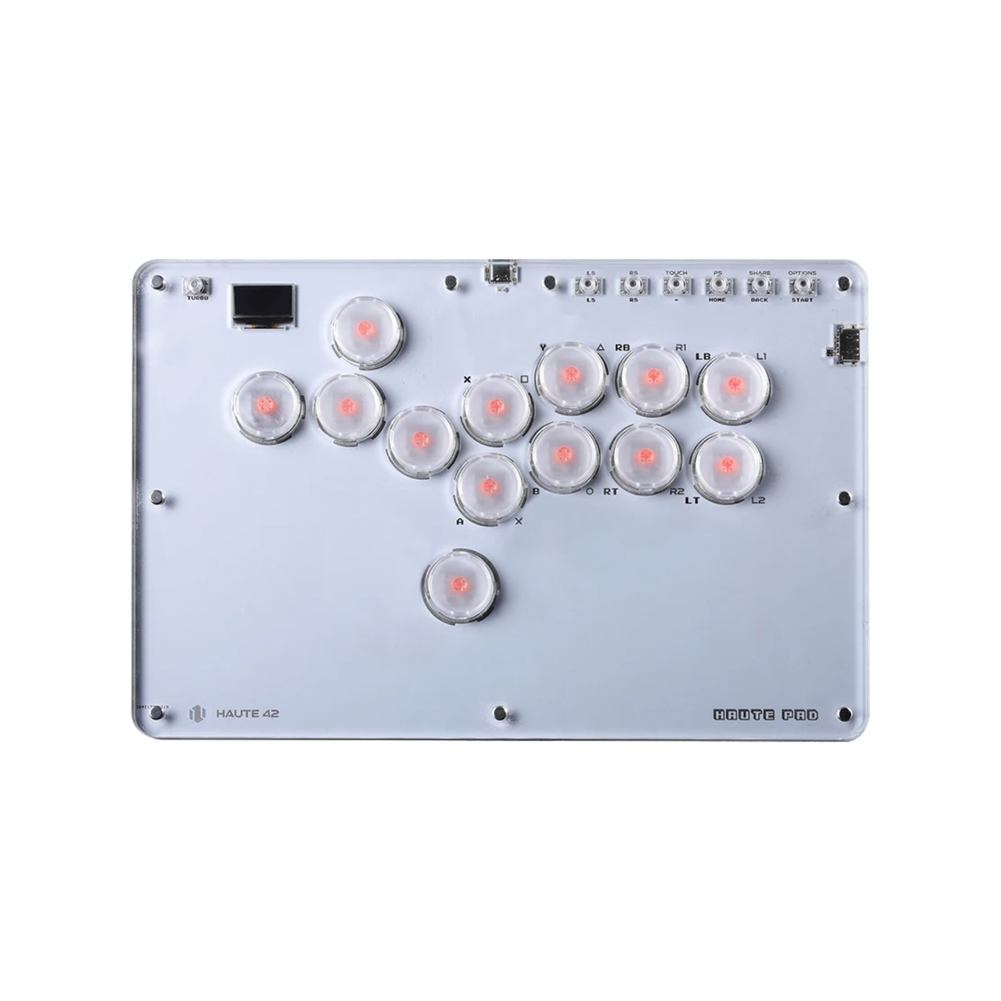 Hautepad T16 Mini Arcade Joystick for PS4/Switch