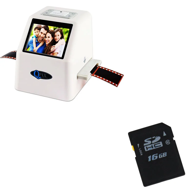 35mm Film Scanner 22MP with 16GB SD Card