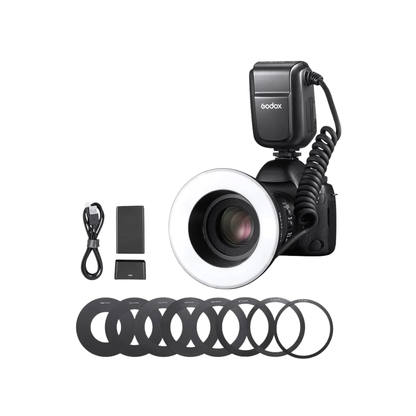 5000K Macro LED Ring Light for DSLR Cameras