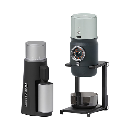 Portable Electric Coffee Grinder USB-C Black Gray