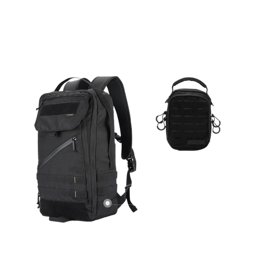 Compact 23L Waterproof Commuter Backpack with Laptop Sleeve