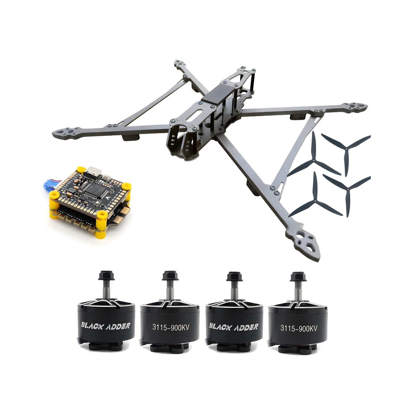 10-Inch FPV Drone Frame Combo with Flight Controller