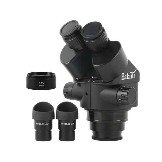 Industrial Binocular Stereo Microscope 4.9 to 45X for Electronics