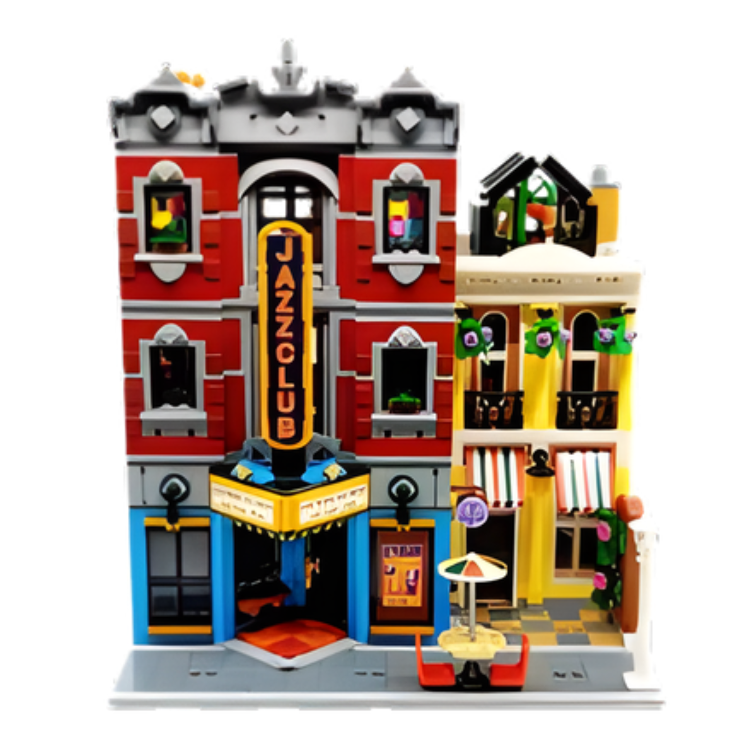 Creative Jazz Club Bricks City Street Model Set