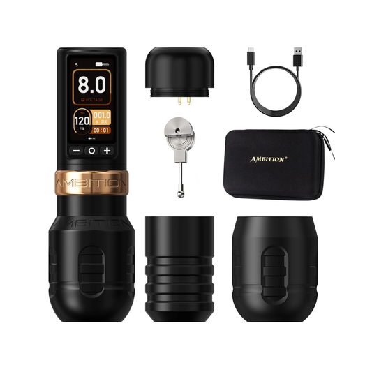 Gold Torden Max Tattoo Machine Brushless Motor Pen
