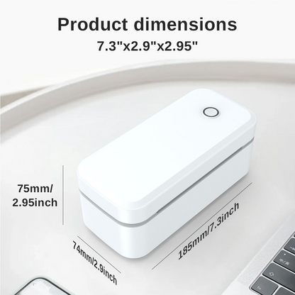 Portable 110mm Thermal Shipping Label Printer Set with Bluetooth