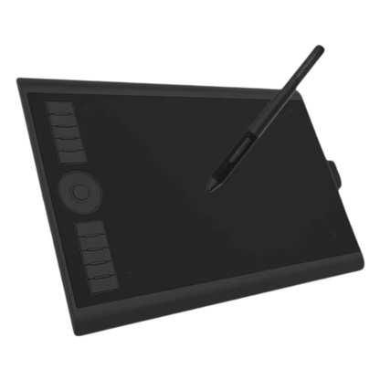 10x6.25" Graphics Tablet with 10 Shortcut Keys