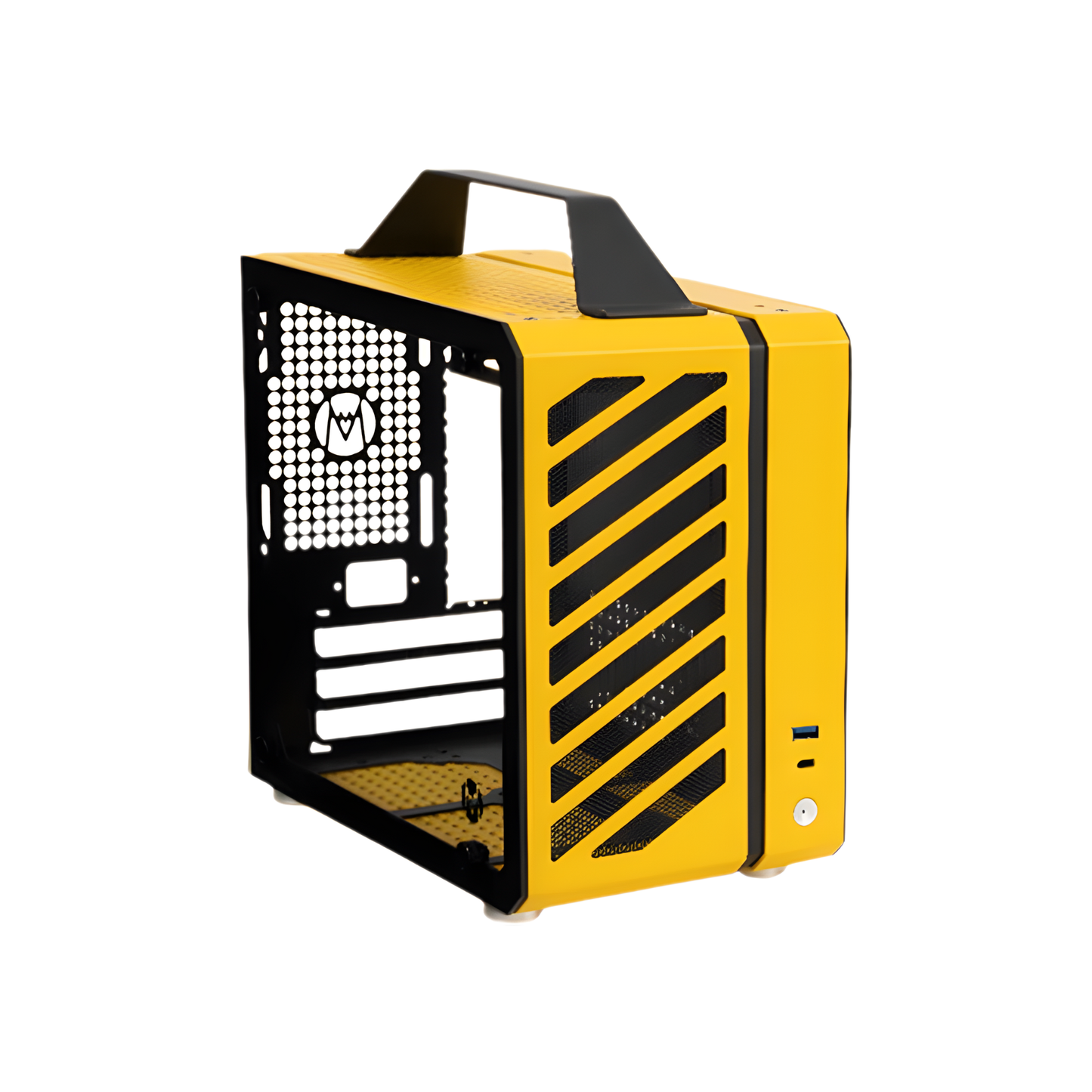 Portable Mini ITX Desktop Case Black Air Type C