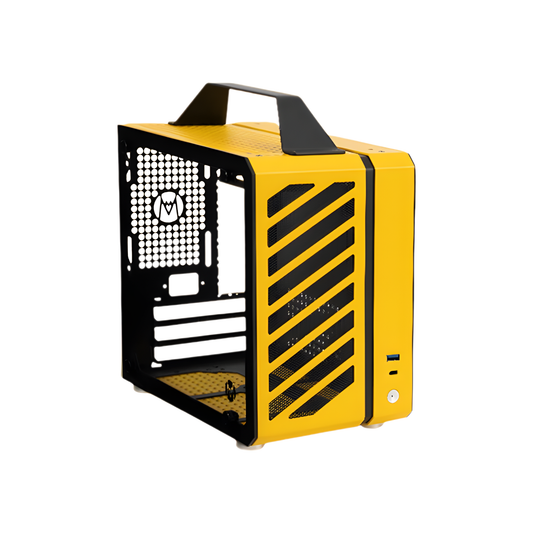 Portable Mini ITX Desktop Case Black Air Type C