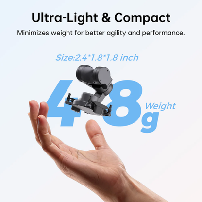 Lightweight FPV Gimbal Head Tracker 19mm Camera Mount