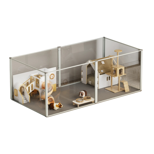Compact Acrylic Pet Whelping Box 124cm