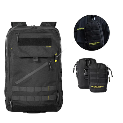 Portable 23L Commuter Backpack 500D Waterproof Laptop 15.6"