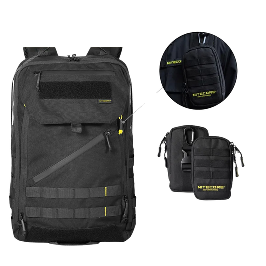 Portable 23L Commuter Backpack 500D Waterproof Laptop 15.6"