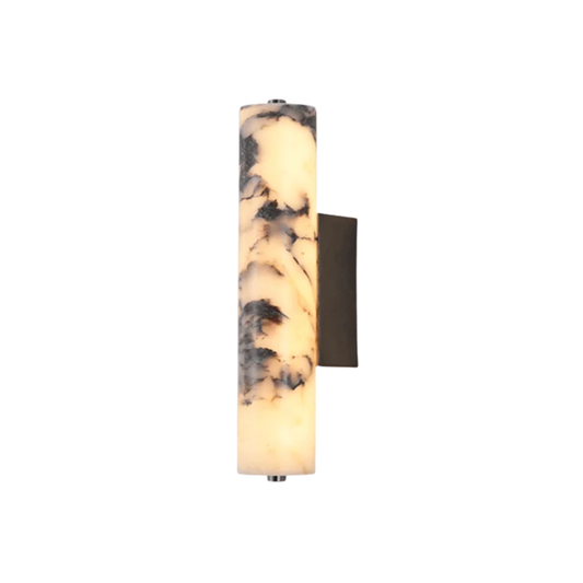 Black Stone Wall Light Warm White Bedside Decorative Lamp