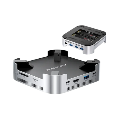 Dual-Bay M.2 NVMe SSD Dock with 4K HDMI