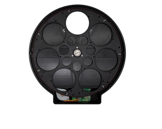 Motorized 7-Slot 2" Filter Wheel for Astrophotography Setup