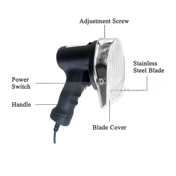 Electric Shawarma Doner Slicer with 2 Blades