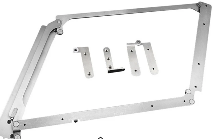 Stainless Steel 180° Swing Folding Door Hinge Right Outer
