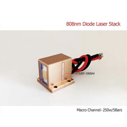 250W 808nm Laser Stack Efficient Multi Bar Module