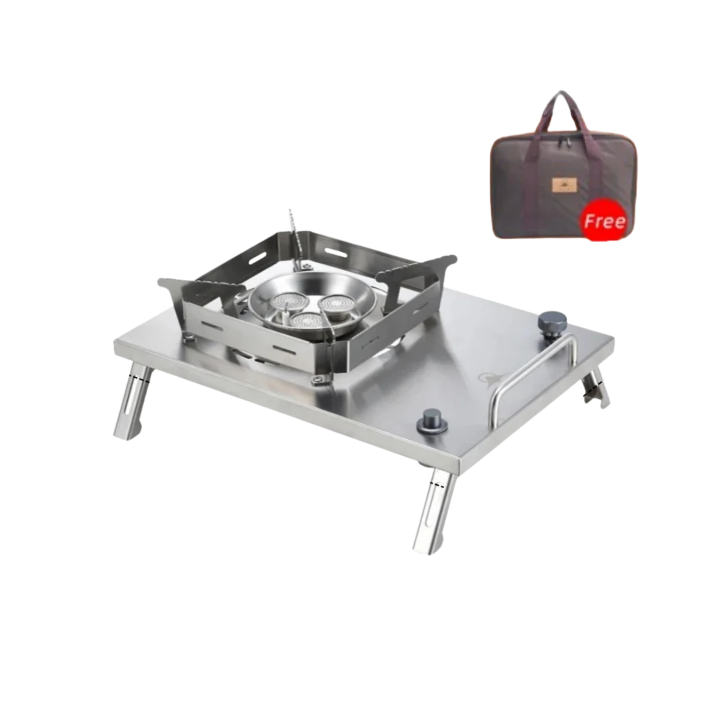 Silver High Power 7500W Folding Gas Burner