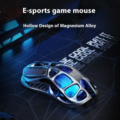 Wireless Gaming Mouse with RGB Lighting and Tri Mode Control