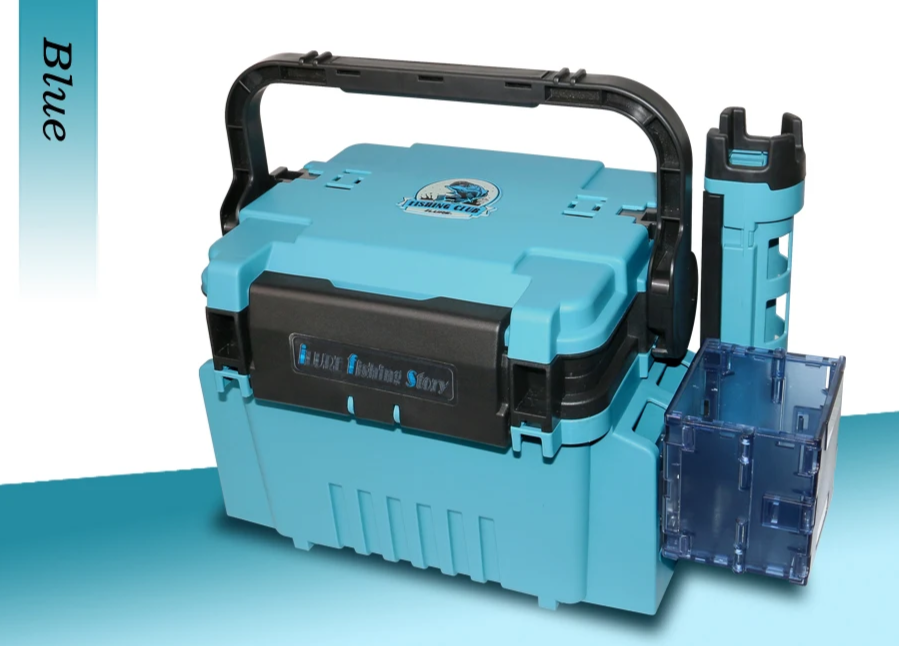Portable Thickened Fishing Tool Box for Rods & Gear