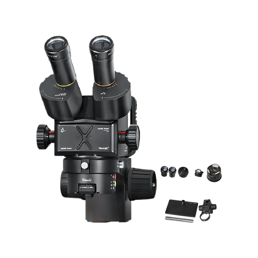 6.5X-58X Trinocular Microscope with LED Ring Light